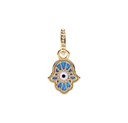 Charm colgante Pandora Hamsa Azul