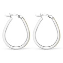 Pendientes Itemporality Gota Plata baño bicolor dorado