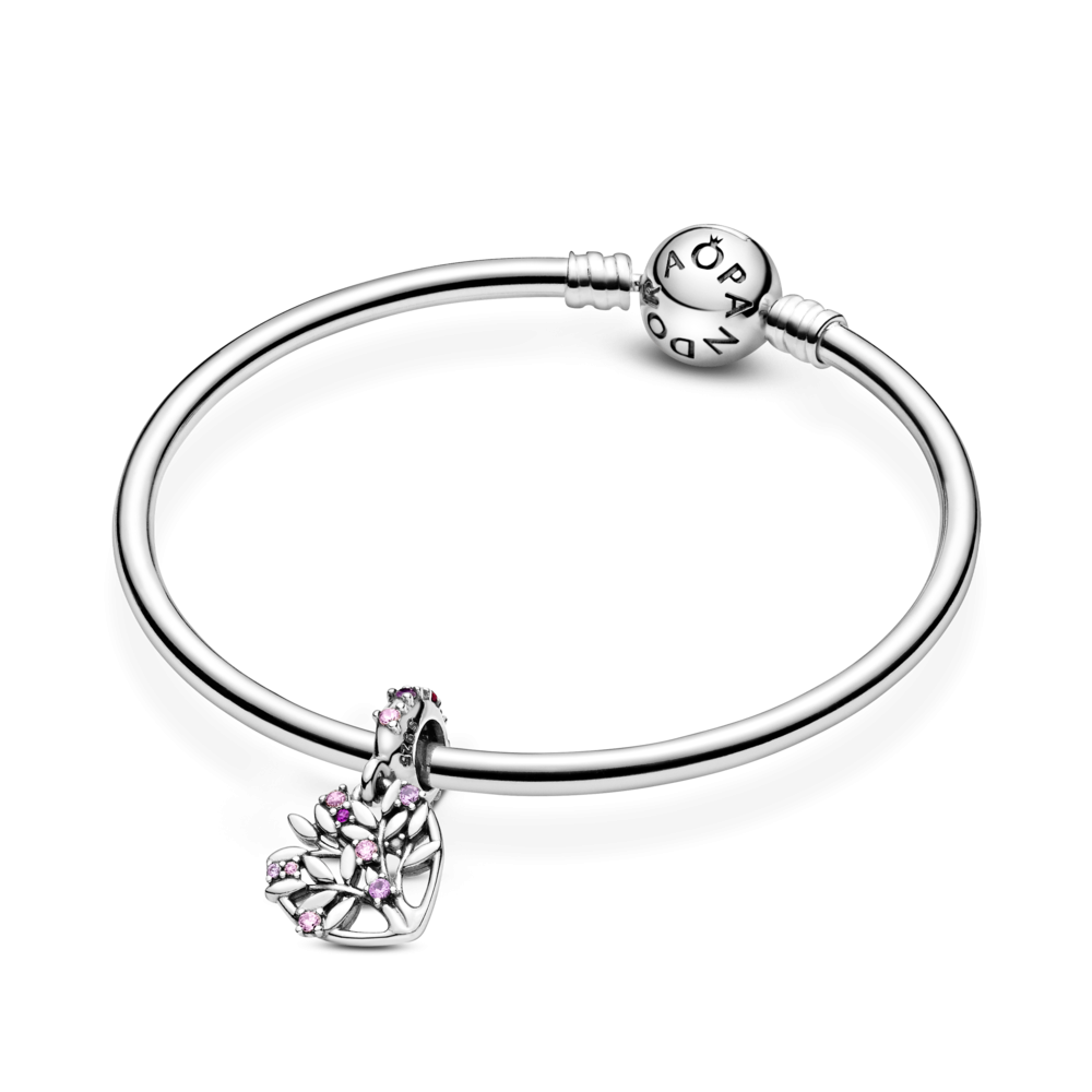 Charm Colgante Pandora Corazón Doble Madre e Hija