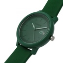 Reloj Lacoste 12.12 Unisex Silicona Verde analógico