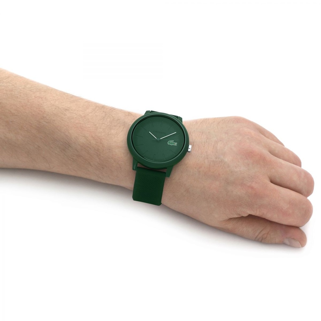 Reloj Lacoste 12.12 Unisex Silicona Verde analógico