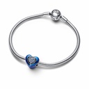 Charm Pandora Corazón Giratorio azul