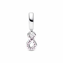 Charm colgante Pandora Infinito Brillante Rosa