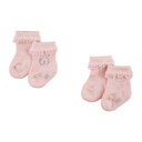 Set de 2 calcetines Tous Baby de ceremonia Sweet Socks Rosa