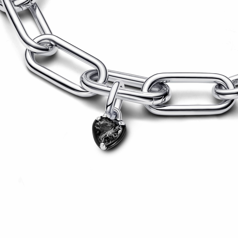 Mini colgante Pandora ME Chakra Corazón negro