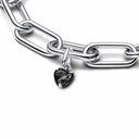 Mini colgante Pandora ME Chakra Corazón negro
