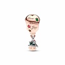 Charm Pandora Papá Noel Bicolor Globo Aerostático