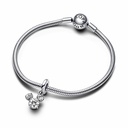 Charm colgante Pandora Silueta cabeza brillante de Mickey Mouse de Disney