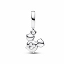 Charm colgante Pandora Silueta cabeza brillante de Mickey Mouse de Disney