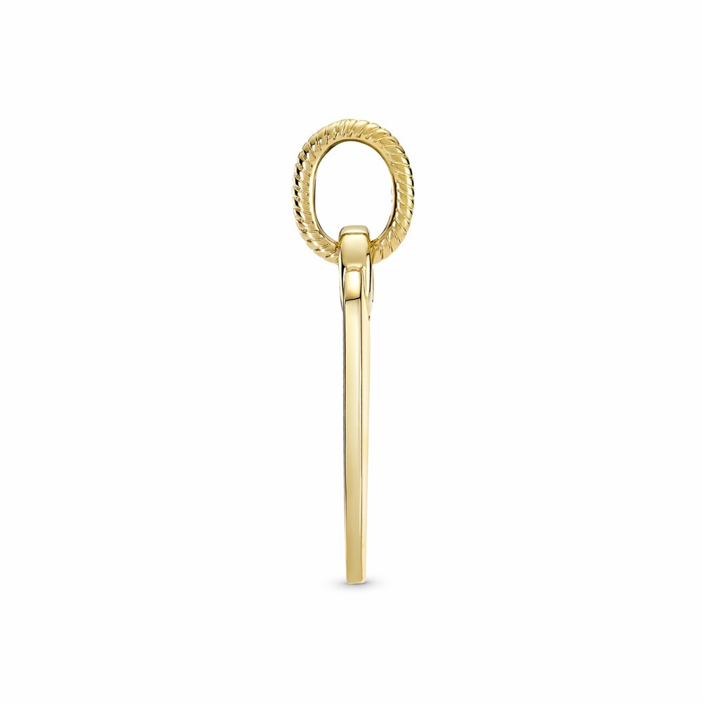 Colgante Pandora Shine Etiqueta Rectangular Grabable