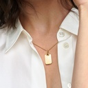 Colgante Pandora Shine Etiqueta Rectangular Grabable