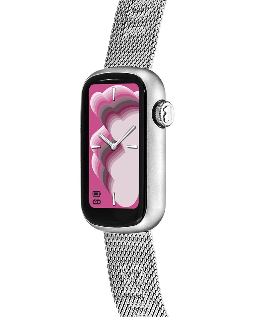 Reloj Tous Smartwatch T-Band Mesh con brazalete de acero y caja de aluminio