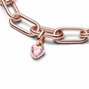 Charm mini colgante Pandora ME Corazón Chakra Rosa