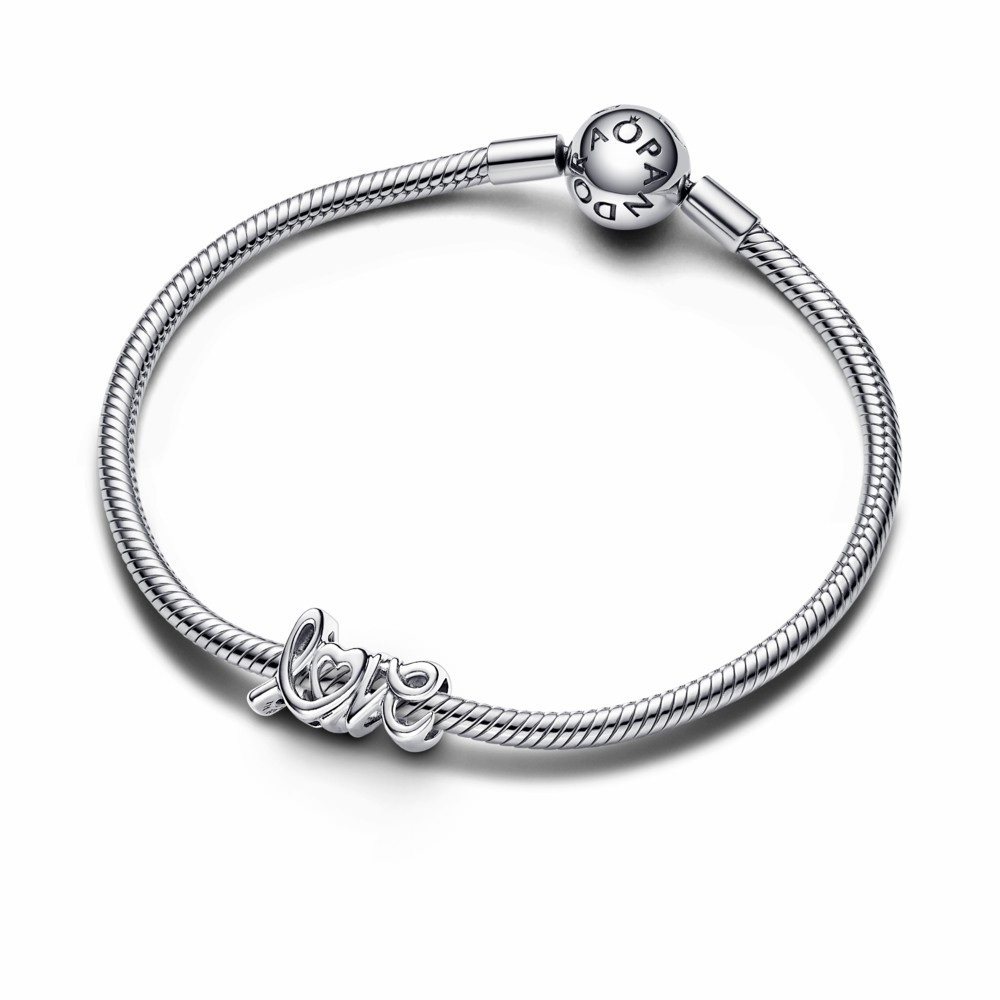 Charm Pandora Love Escrito a mano