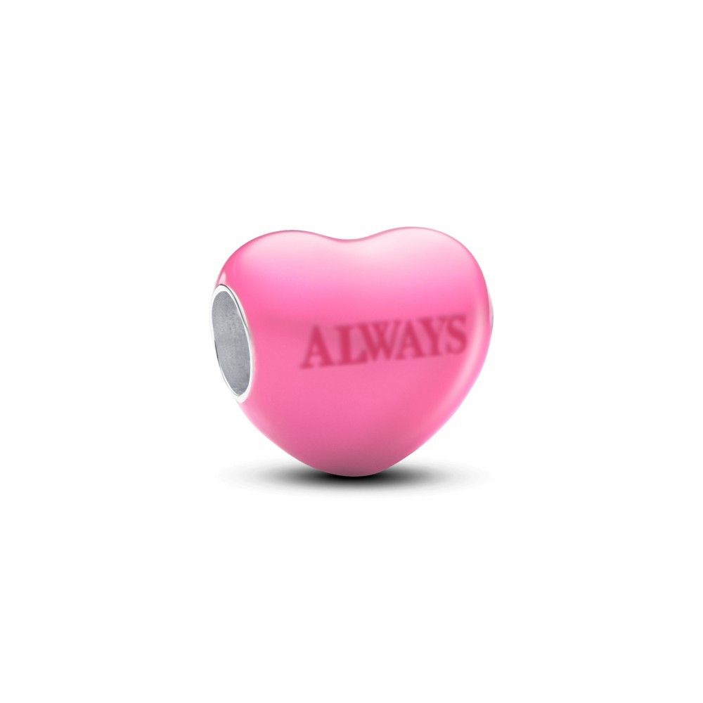 Charm Pandora Corazón Mensaje Oculto que Cambia de Color
