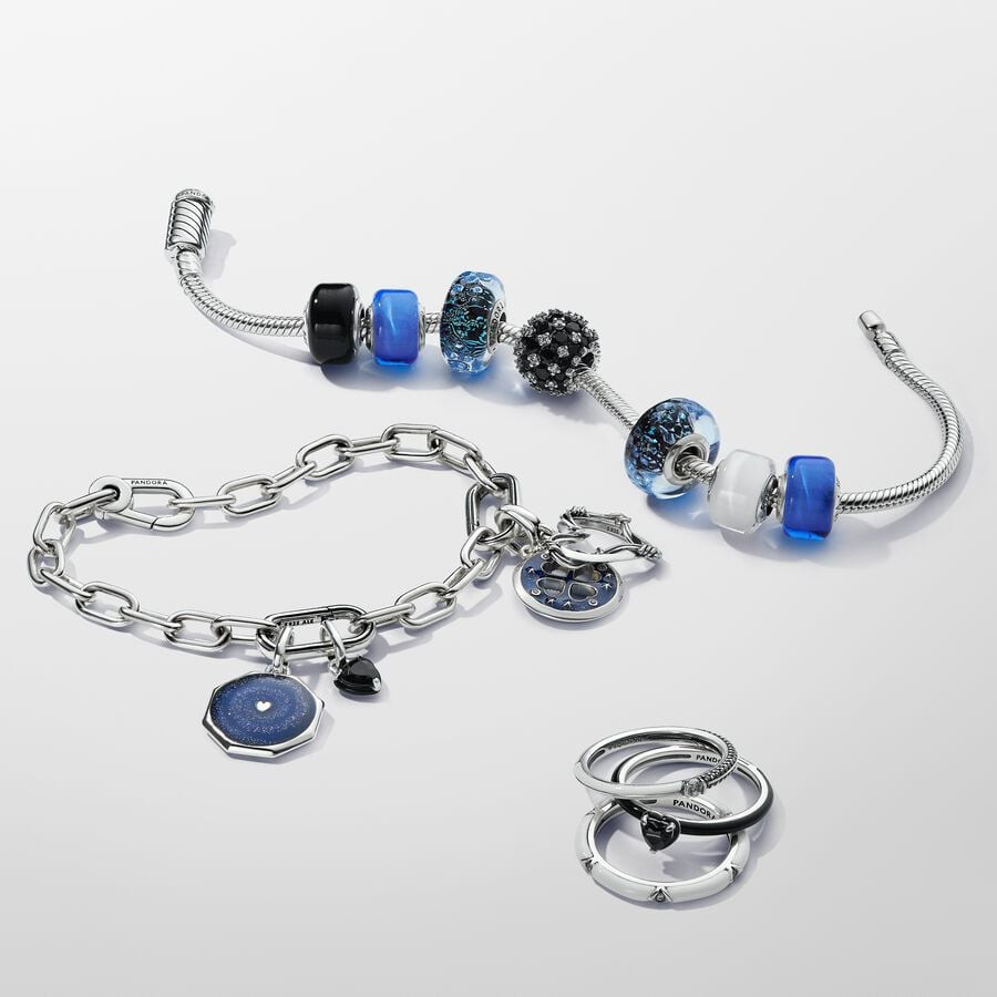 Charm Pandora Mini Cristal de Murano Azul