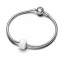 Charm Pandora Mini Cristal de Murano Blanco