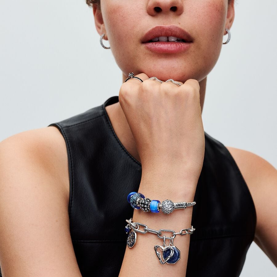 Anillo Pandora ME Corazón Chakra Negro