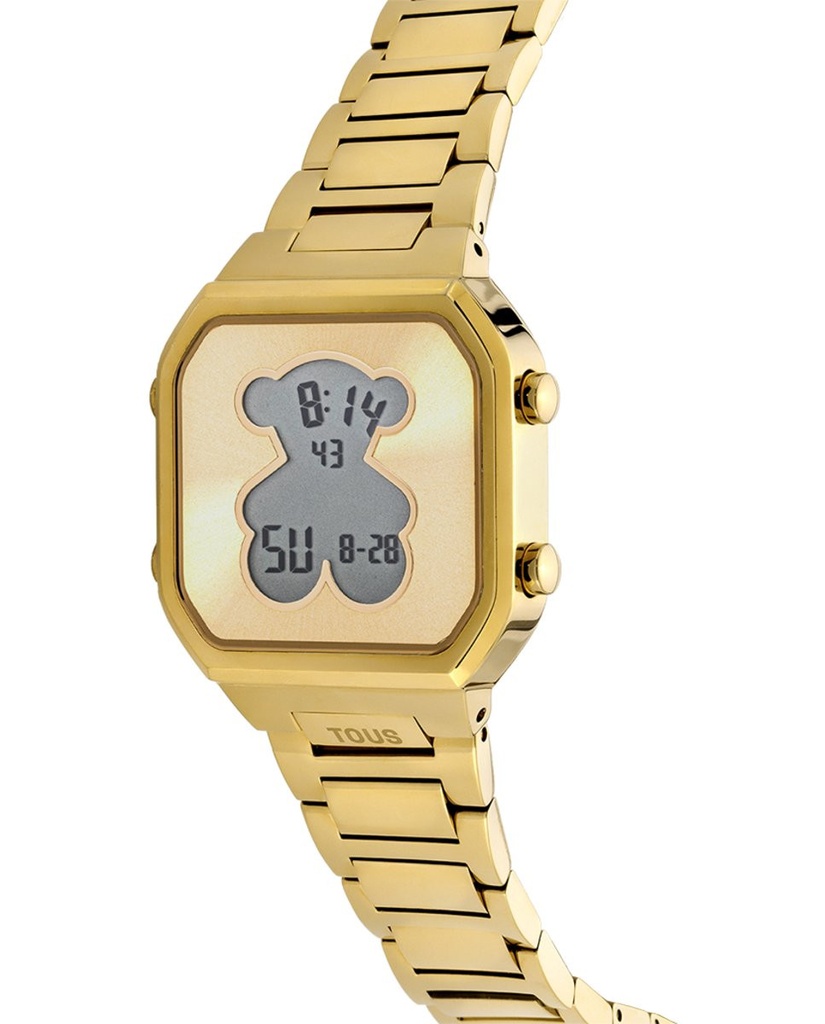 RELOJ TOUS D-BEAR DORADO DIGITAL MUJER