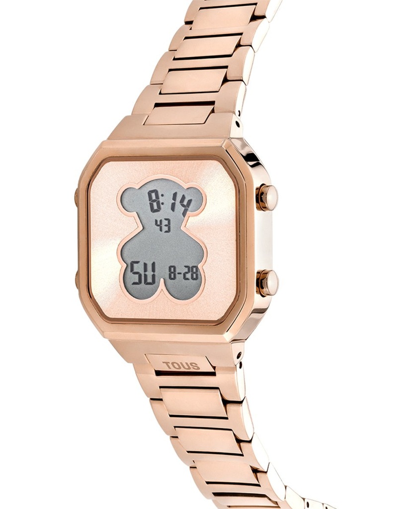 RELOJ TOUS D-BEAR ACERO ROSA  DIGITAL MUJER