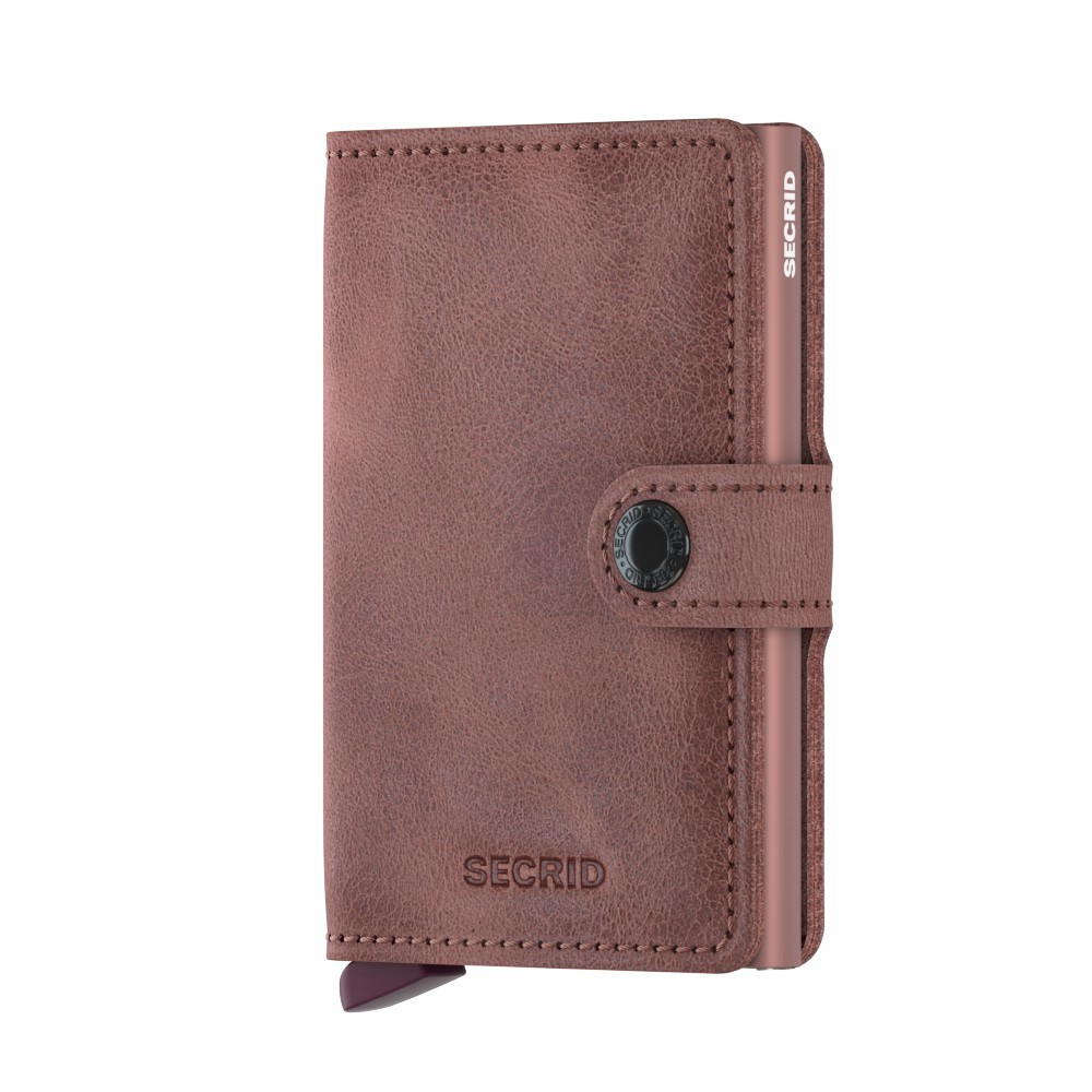 Cartera Secrid miniwallet vintage malva