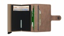 cartera secrid miniwallet vintage marrón topo