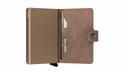 cartera secrid miniwallet vintage marrón topo