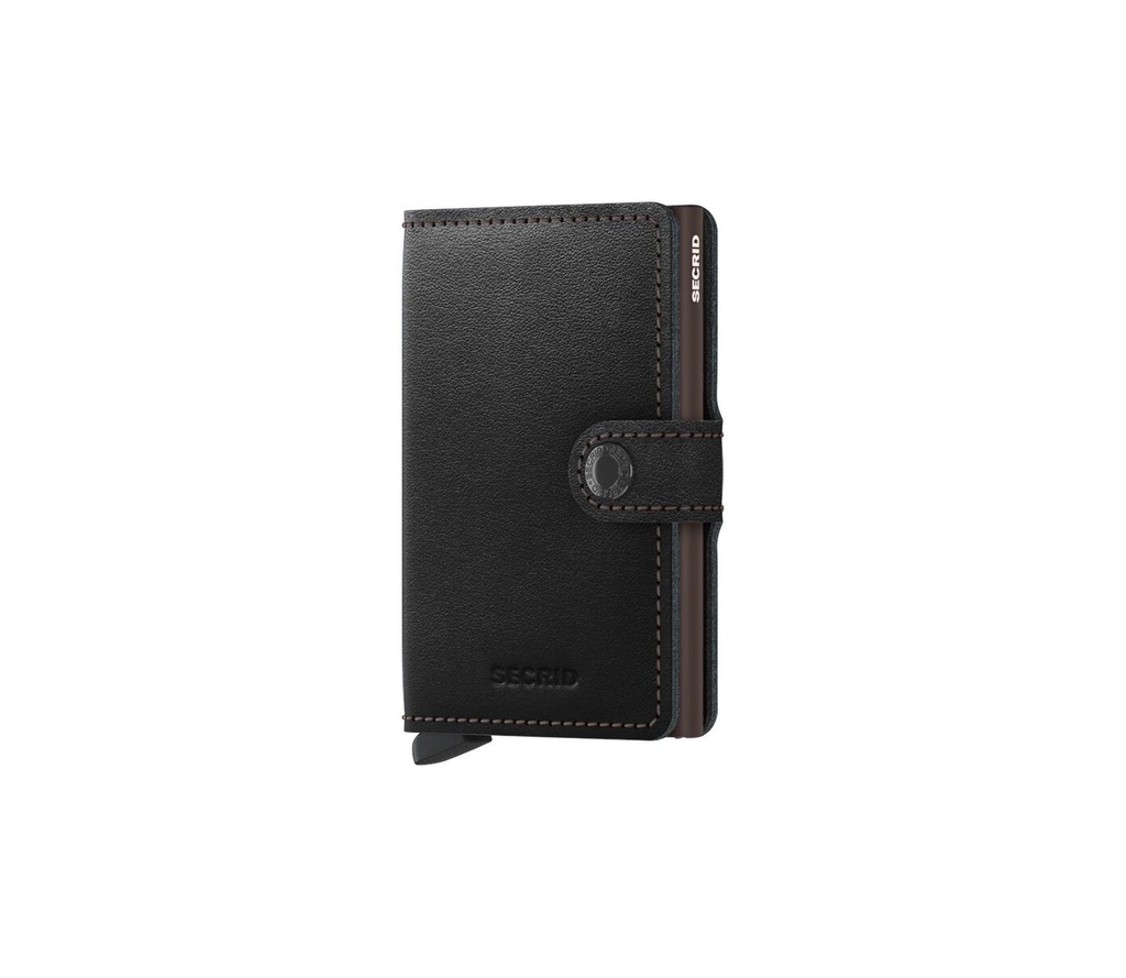 secrid miniwallet original black brown