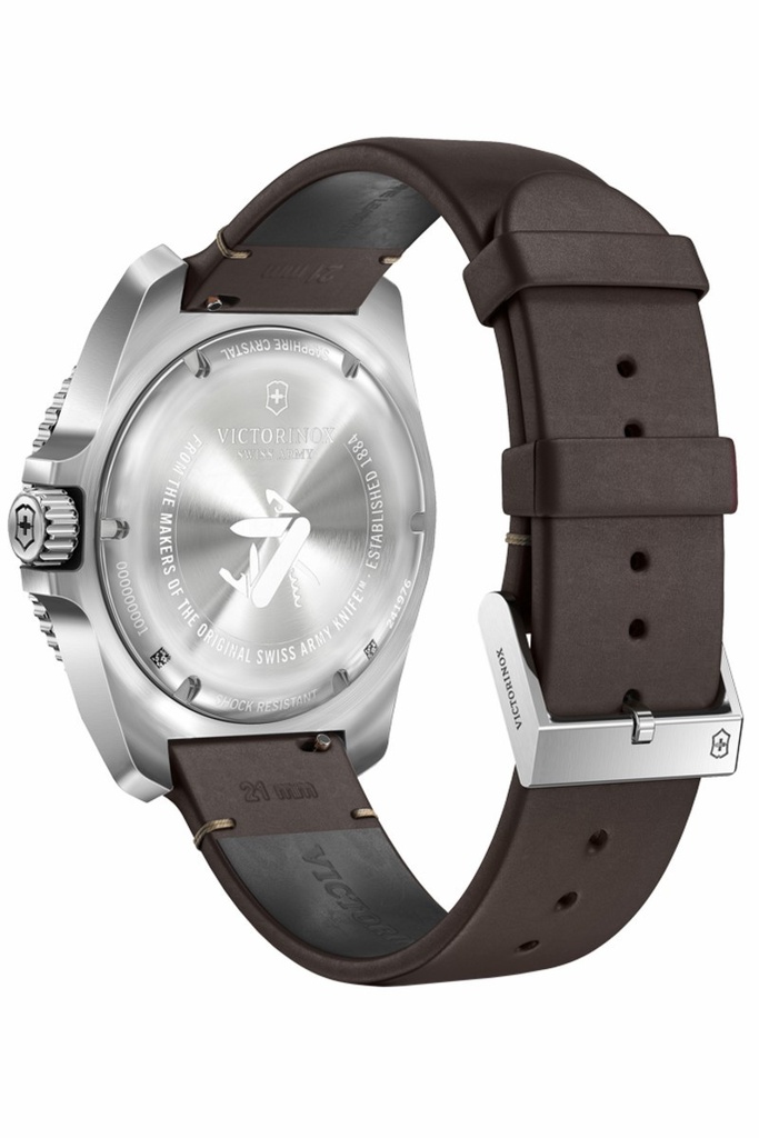 Reloj Victorinox Journey 1884 Hombre Correa Piel café & Esfera negra