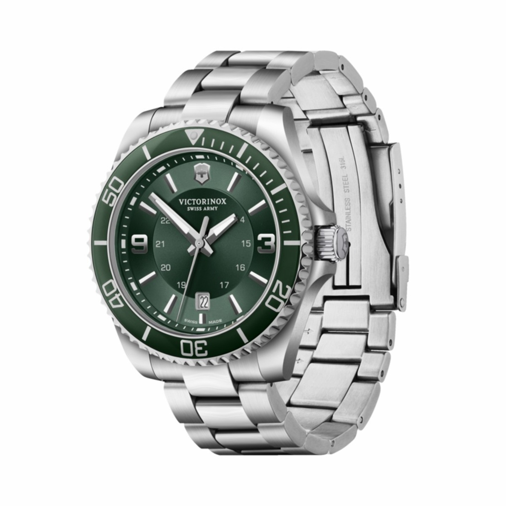 Reloj Victorinox Maverick Large Acero  & Esfera verde