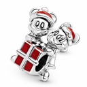 Charm Pandora Caja de Regalo de Mickey y Minnie