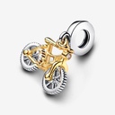 Charm Colgante Pandora Bicicleta Bicolor con Ruedas Giratorias