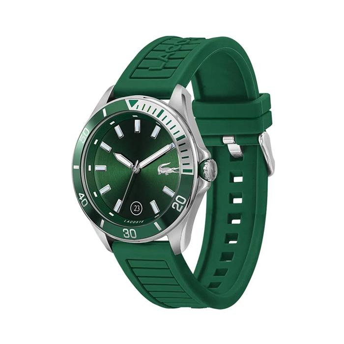 RELOJ LACOSTE TIEBREAKER HOMBRE VERDE ANALOGICO