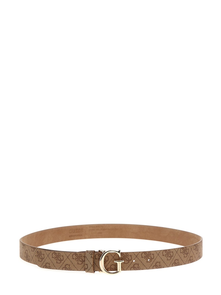 Cinturón Guess Vikky Mujer con logotipo 4G Beige