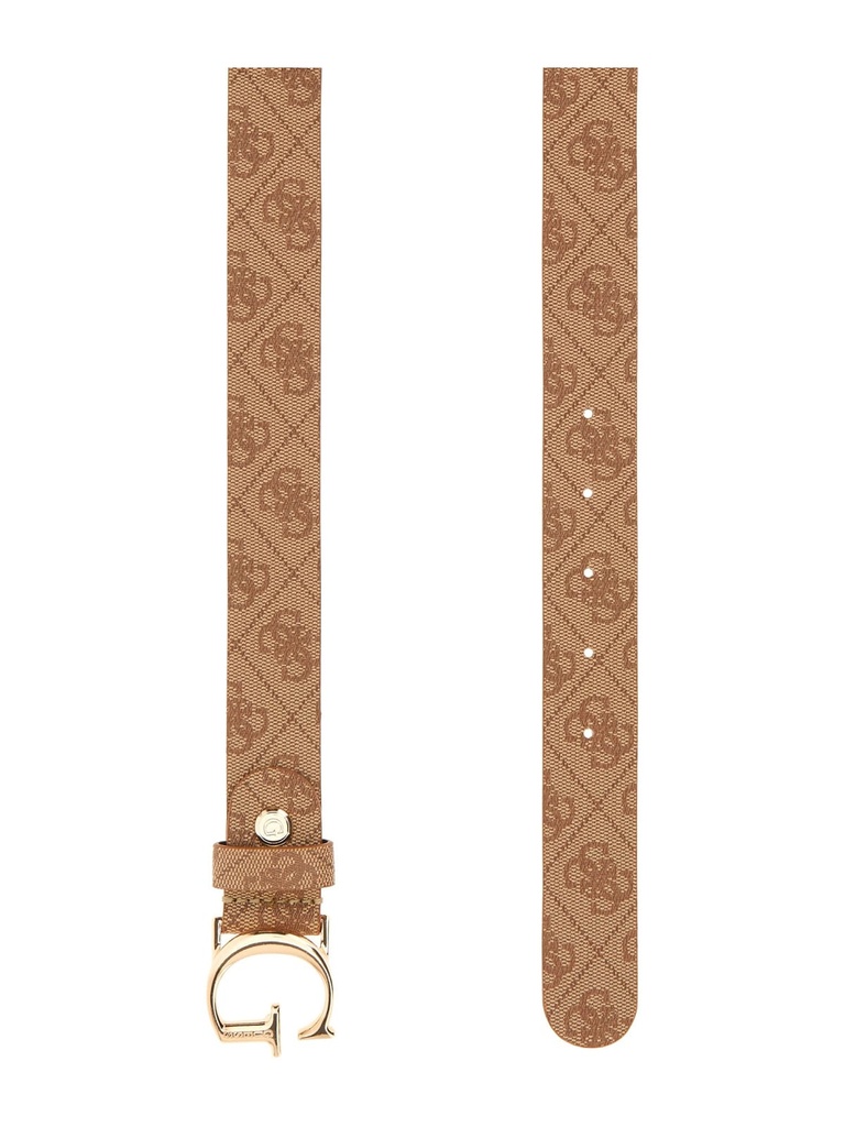Cinturón Guess Vikky Mujer con logotipo 4G Beige