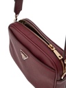 BOLSO GUESS MERIDIAN CAMERA BANDOLERA BURDEOS