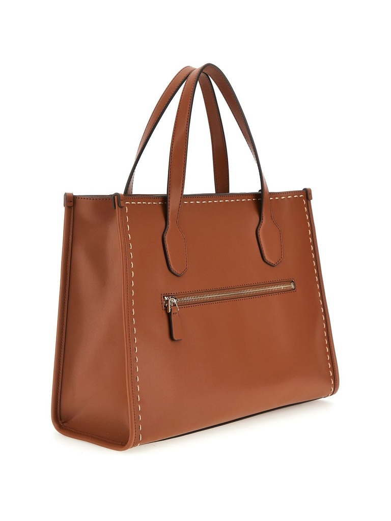 BOLSO GUESS SILVANA 2 COMPARTIMENTOS MARRON