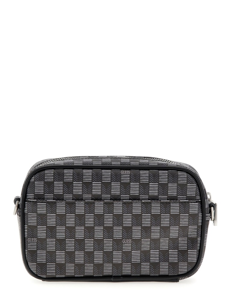 BOLSO DE MANO GUESS TORINO NEGRO/GRIS