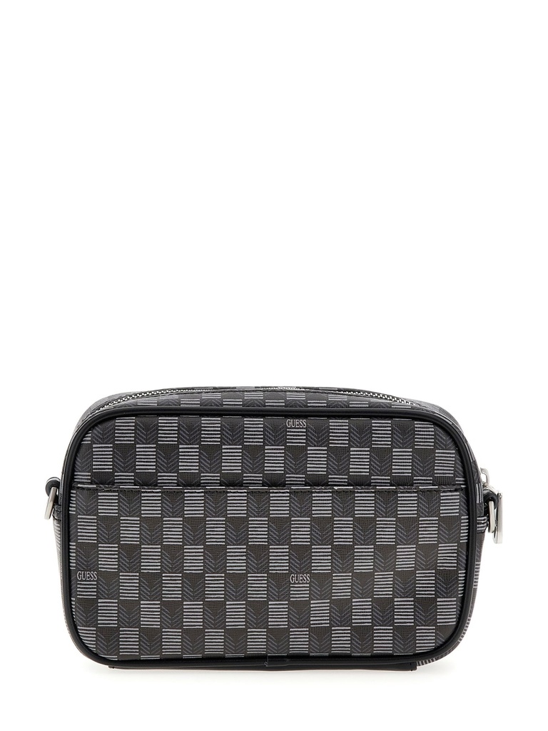 BOLSO DE MANO GUESS TORINO NEGRO/GRIS