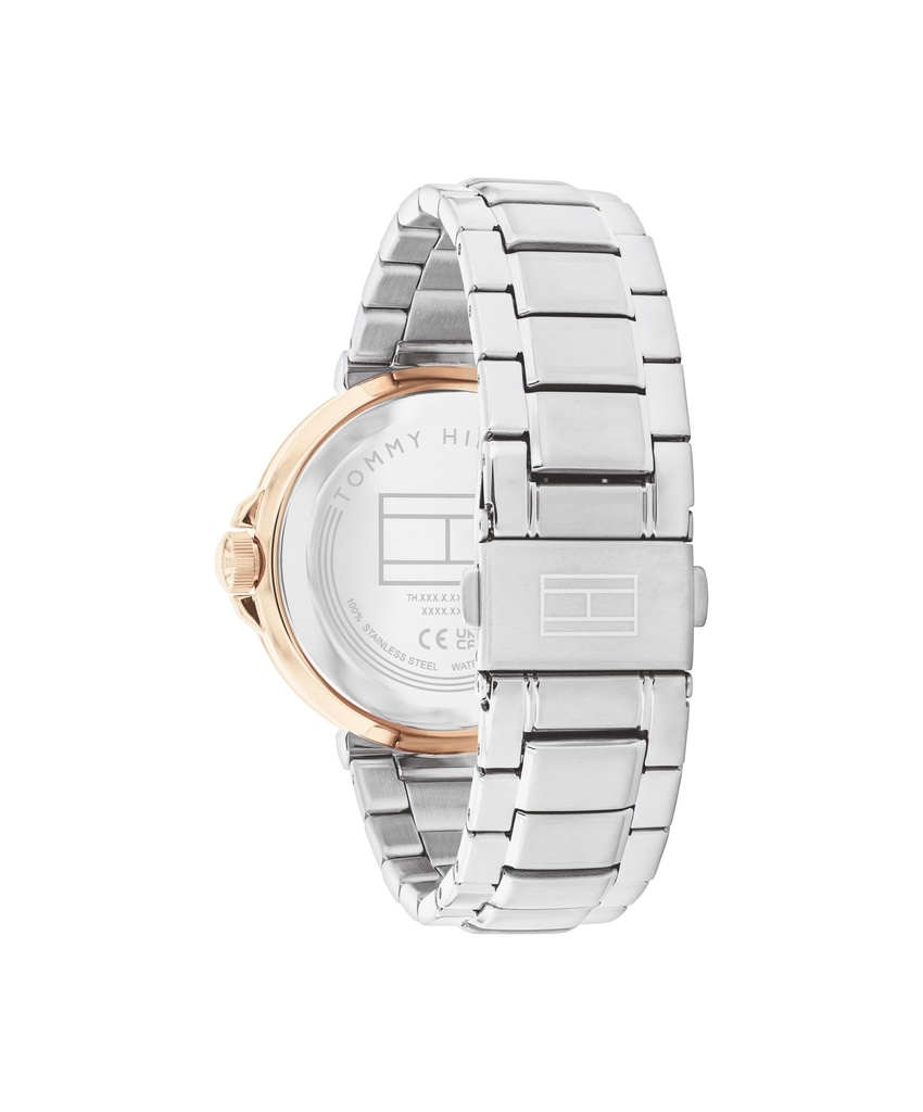 RELOJ TOMMY HILFIGER LORI PLATEADO, ROSADO Y TURQUESA MUJER