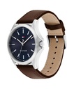 RELOJ TOMMY HILFIGER BRUCE AZUL Y PIEL MARRON HOMBRE