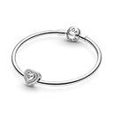 Charm Pandora Corazones Nivelados Brillantes
