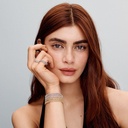 ANILLO PANDORA CADENA CUBANA EN PAVE