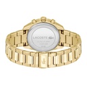 RELOJ LACOSTE BOSTON HOMBRE DORADO Y AZUL CRONOGRAFO