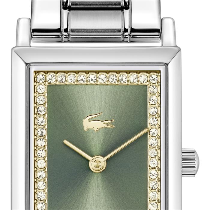 RELOJ LACOSTE CATHERINE PLATEADO Y VERDE MUJER