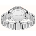 RELOJ LACOSTE MAINSAIL PLATEADO Y AZUL CRONOGRAFO HOMBRE