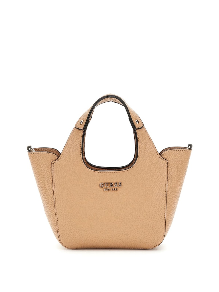 Bolso Guess Helina mini tote beige