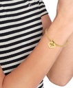 Pulsera Tommy Hilfiger Acero Dorado Corazón 