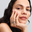 Anillo Pandora Corazón Forma Orgánica
