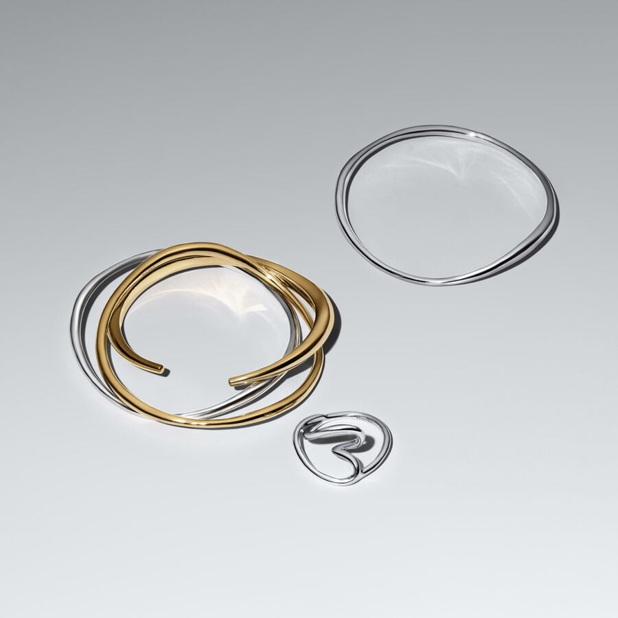 Anillo Pandora Corazón Forma Orgánica